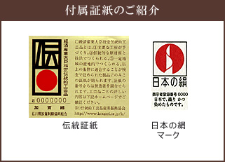 付属証紙のご紹介