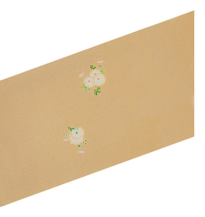 画像2:美術友禅山之内名古屋帯『万寿菊』(本糊糸目工程)伝統的工芸品京友禅